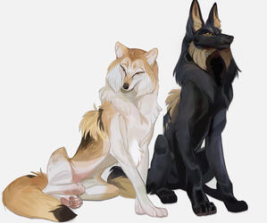 rendered feral fullbody